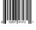 Barcode Image for UPC code 602537474721