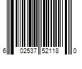 Barcode Image for UPC code 602537521180