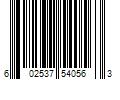 Barcode Image for UPC code 602537540563