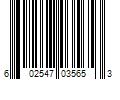 Barcode Image for UPC code 602547035653