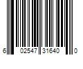 Barcode Image for UPC code 602547316400