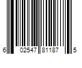 Barcode Image for UPC code 602547811875