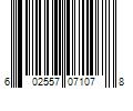 Barcode Image for UPC code 602557071078