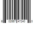 Barcode Image for UPC code 602557472400