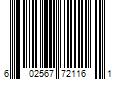 Barcode Image for UPC code 602567721161