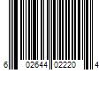 Barcode Image for UPC code 602644022204