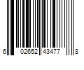 Barcode Image for UPC code 602652434778