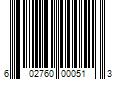 Barcode Image for UPC code 602760000513