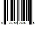 Barcode Image for UPC code 602760000575