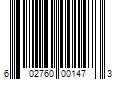 Barcode Image for UPC code 602760001473