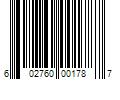 Barcode Image for UPC code 602760001787