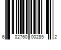 Barcode Image for UPC code 602760002852