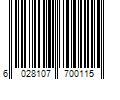 Barcode Image for UPC code 6028107700115