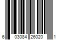 Barcode Image for UPC code 603084260201