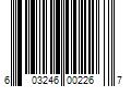 Barcode Image for UPC code 603246002267