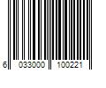 Barcode Image for UPC code 6033000100221