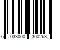 Barcode Image for UPC code 6033000300263