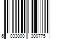 Barcode Image for UPC code 6033000300775