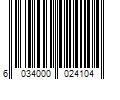 Barcode Image for UPC code 6034000024104