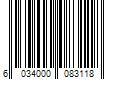 Barcode Image for UPC code 6034000083118