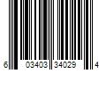 Barcode Image for UPC code 603403340294