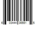 Barcode Image for UPC code 603444365515