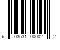 Barcode Image for UPC code 603531000022