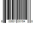 Barcode Image for UPC code 603531001548