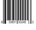 Barcode Image for UPC code 603531002453