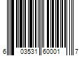 Barcode Image for UPC code 603531600017