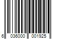 Barcode Image for UPC code 6036000001925