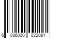 Barcode Image for UPC code 6036000022081