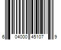 Barcode Image for UPC code 604000451079