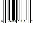 Barcode Image for UPC code 604085011182