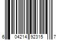 Barcode Image for UPC code 604214923157