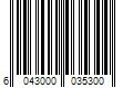 Barcode Image for UPC code 6043000035300