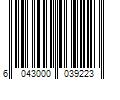 Barcode Image for UPC code 6043000039223