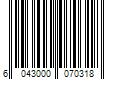 Barcode Image for UPC code 6043000070318