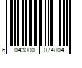 Barcode Image for UPC code 6043000074804