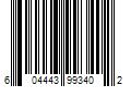 Barcode Image for UPC code 604443993402