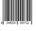 Barcode Image for UPC code 6045000000722