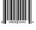 Barcode Image for UPC code 604605004434