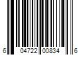 Barcode Image for UPC code 604722008346