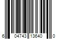 Barcode Image for UPC code 604743136400