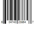 Barcode Image for UPC code 604743238647