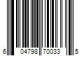 Barcode Image for UPC code 604798700335