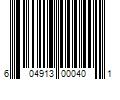 Barcode Image for UPC code 604913000401