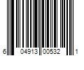 Barcode Image for UPC code 604913005321