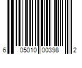 Barcode Image for UPC code 605010003982