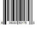 Barcode Image for UPC code 605030501758